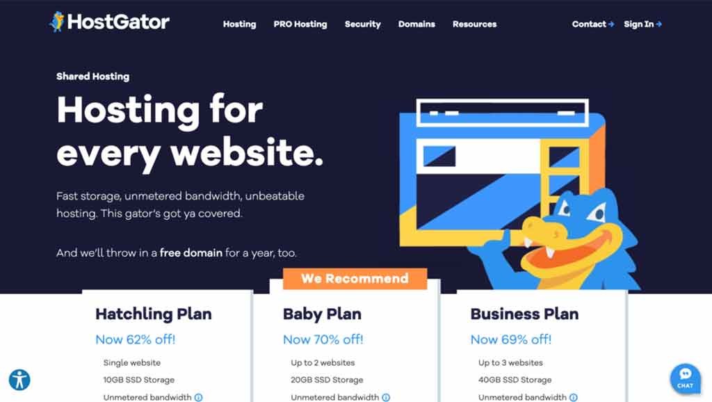 hostgator-webhosting-landingpage